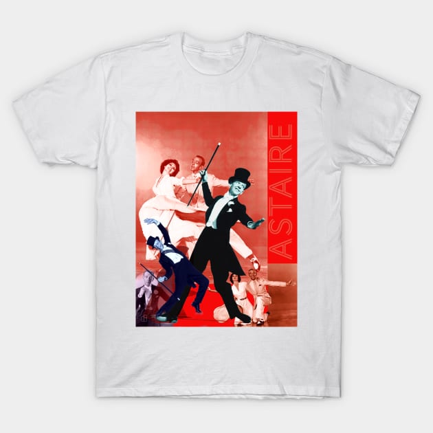 Dream Dancing in the Dark - Astaire T-Shirt by Dez53